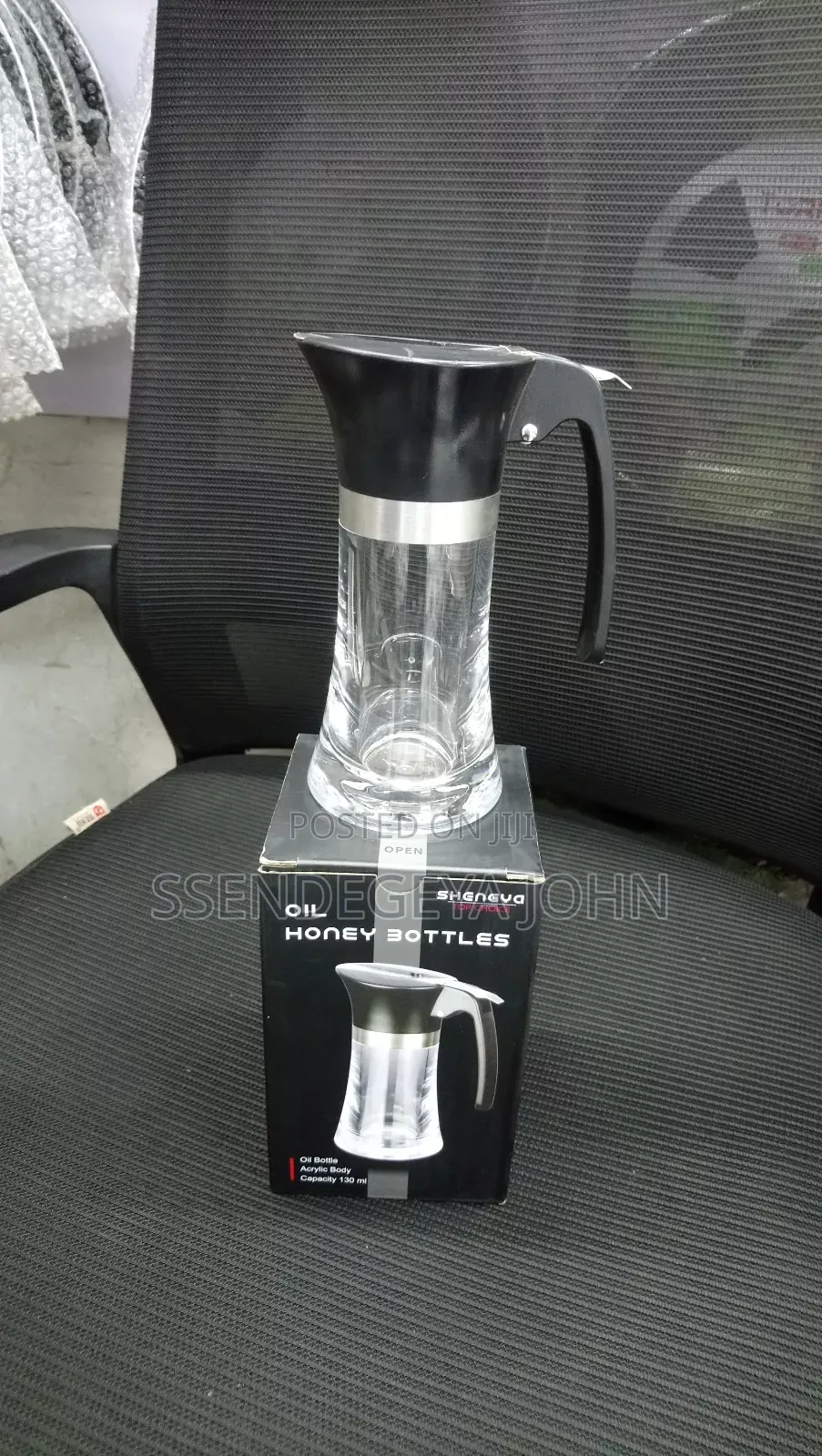 Shengva Brand Oil and Honey Bottle