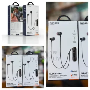 Porodo Soundtec Clear Tone Wireless Neckband Earphones