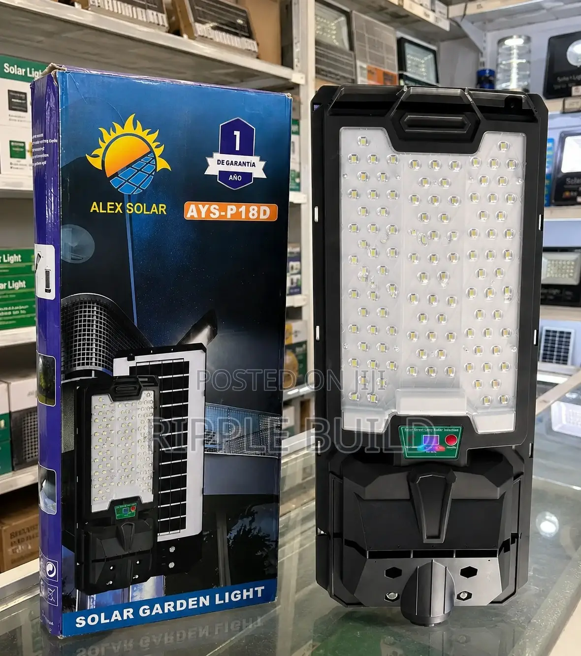 400w All-in-One Solar Street Light Security Lamp With Motion Sensor