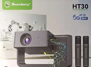 Smartbarry Ht30 High Definition Portable Smart Projectorht30 2 Mics