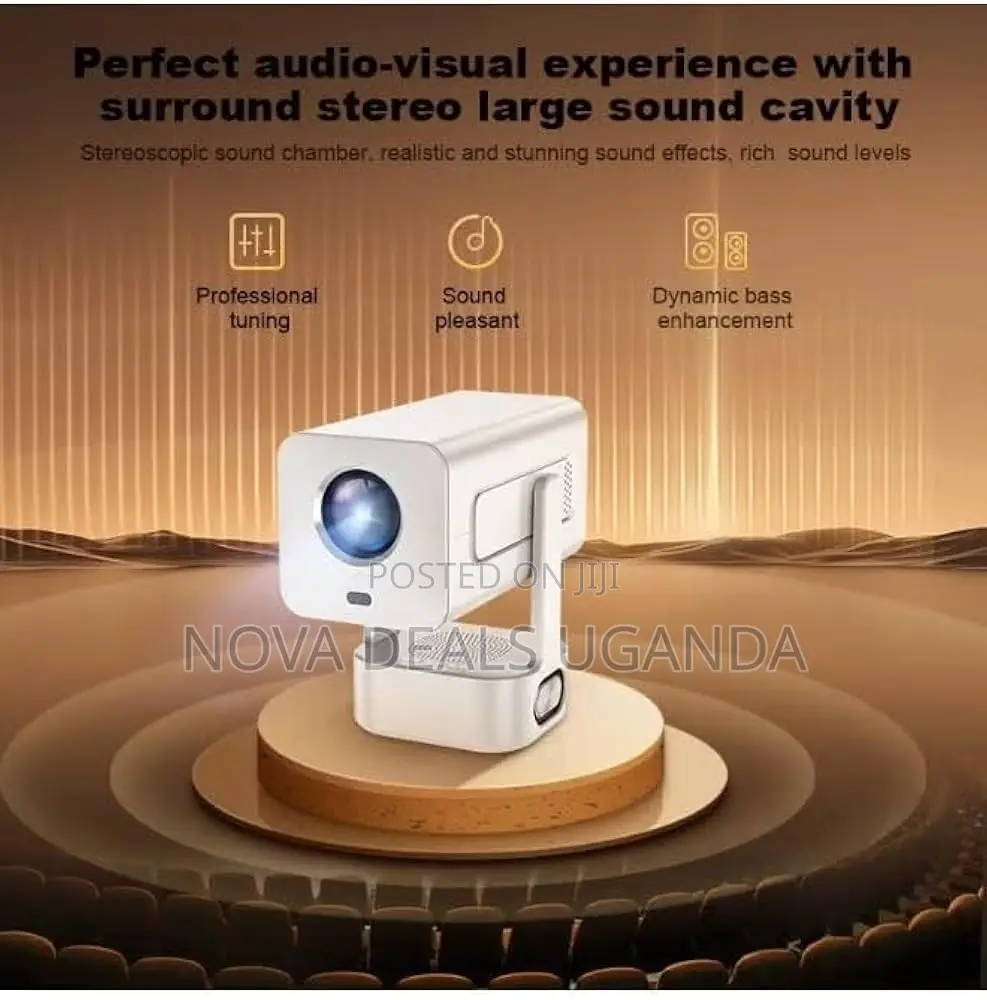 Smartbarry Ht13 Plus Uhd Portable Smart Projector With Wifi Hdmi