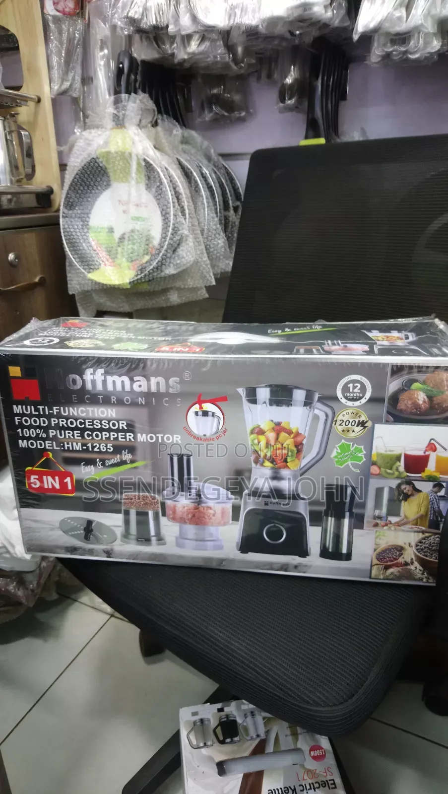 Hoffmans 5-in-1 Multi-Function Food Processor.
