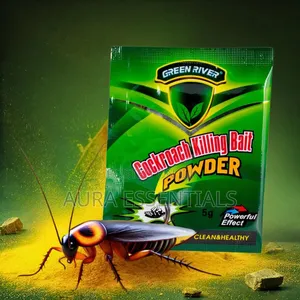 50pcs Green Leaf Powder Cockroach Killing Bait
