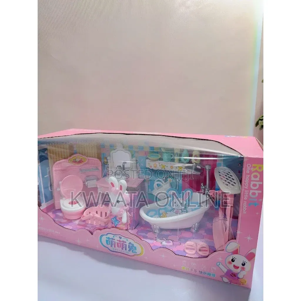 Doll With Mini Bathroom Set Playtime Fun With Realistic Accessories