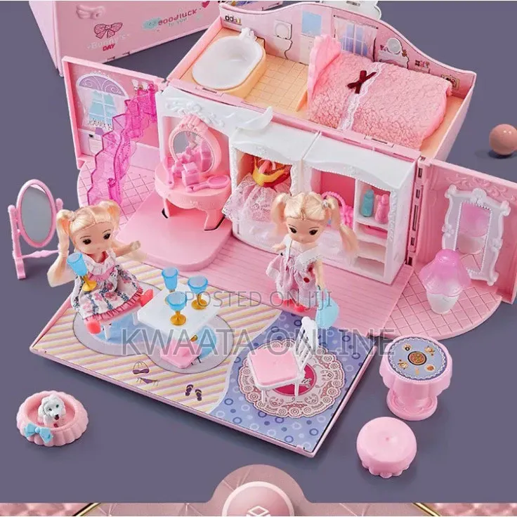 Doll With Mini Bathroom Set Playtime Fun With Realistic Accessories