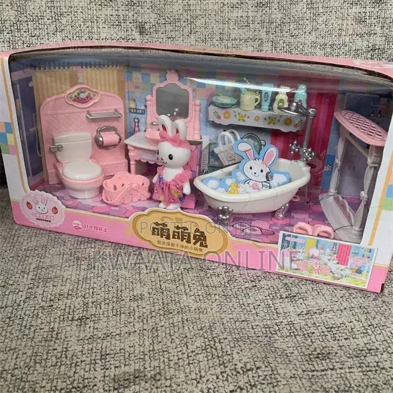 Doll With Mini Bathroom Set Playtime Fun With Realistic Accessories