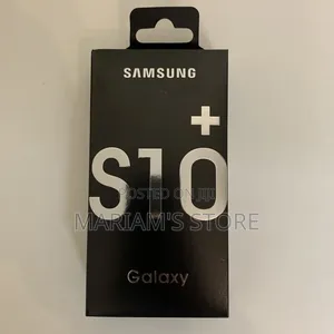 Retail Box for a Samsung Galaxy S10+.