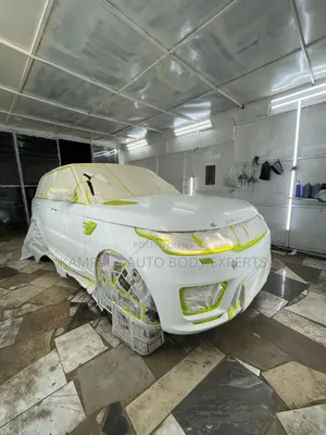 Professional White Car Repainting
