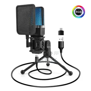 X1s RGB Usb Gaming Microphone for Gaming,Streaming Content Creation