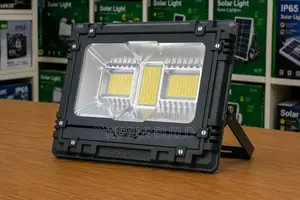 500w Solar Led Flood Light With Panel Remote Control Security Light