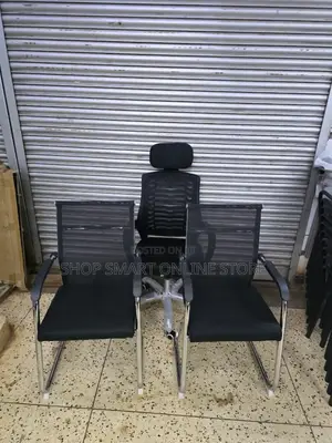 Executive Set of Office Chairs 3pcs