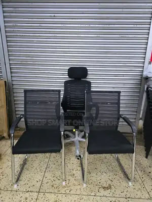 Executive Set of Office Chairs 3pcs