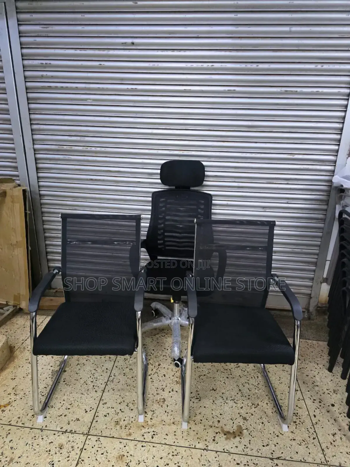 Executive Set of Office Chairs 3pcs