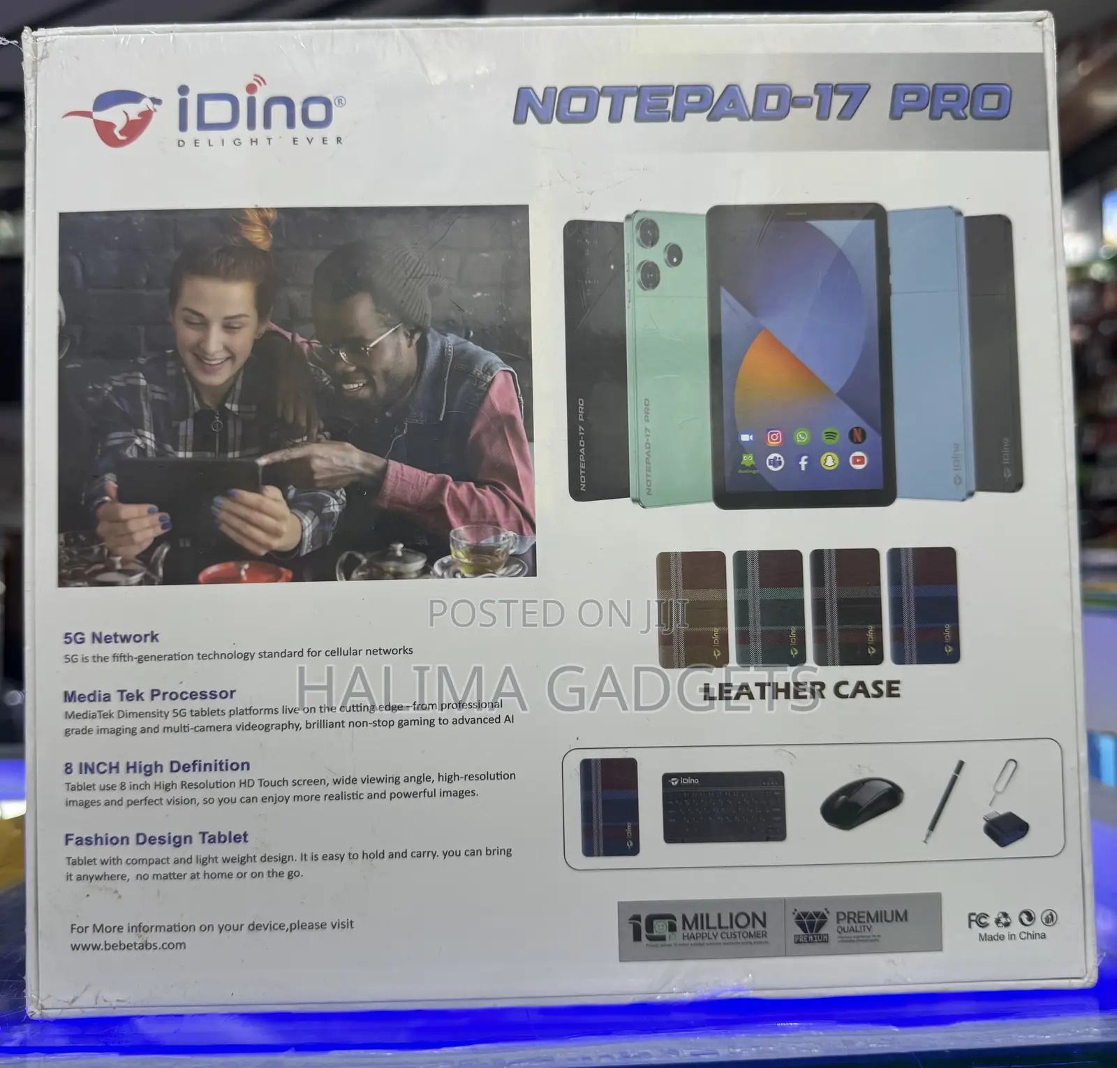 New Idino Note Pad 8 256 GB Gray
