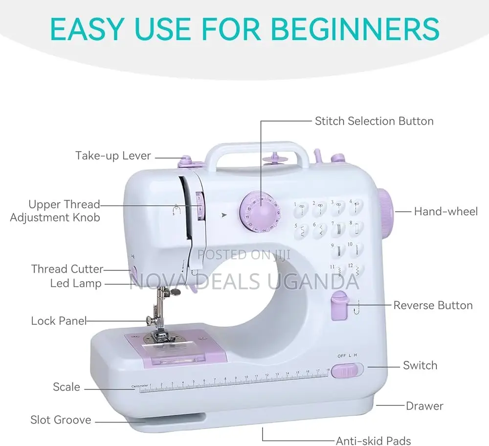 Mini Portable Electric Sewing Machine,12-stitches +Free Sewing Kit