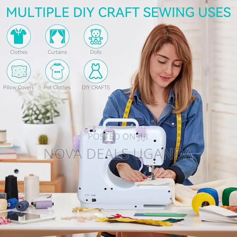 Mini Portable Electric Sewing Machine,12-stitches +Free Sewing Kit