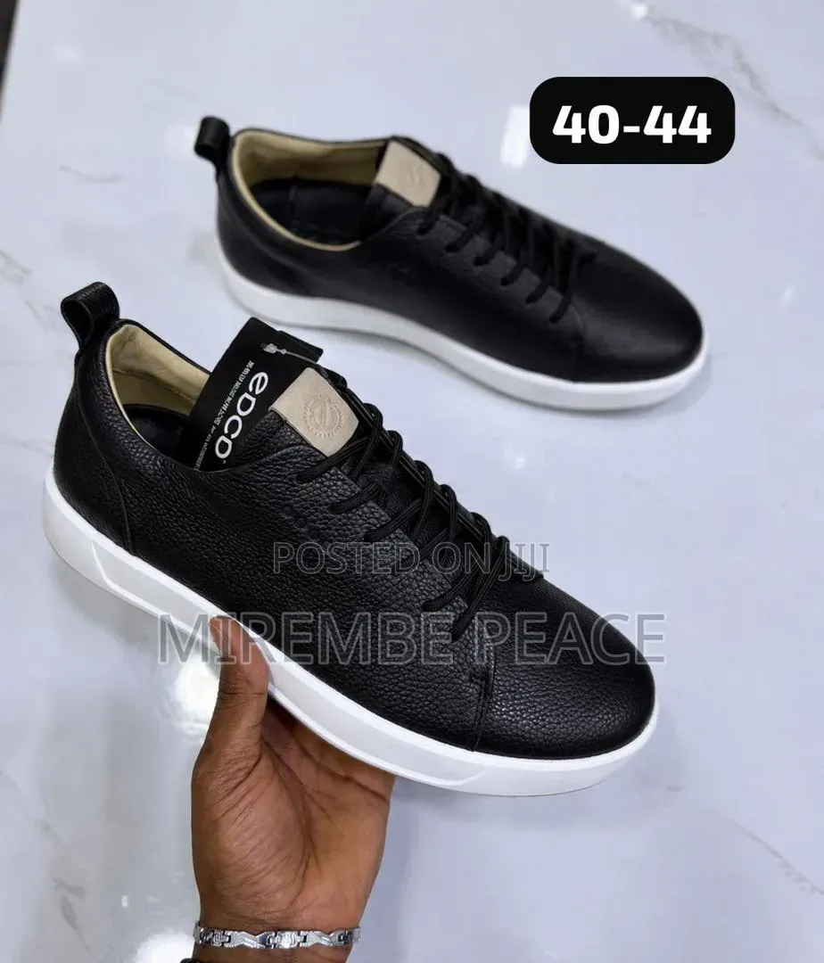 Ecco Style Leather Sneakers