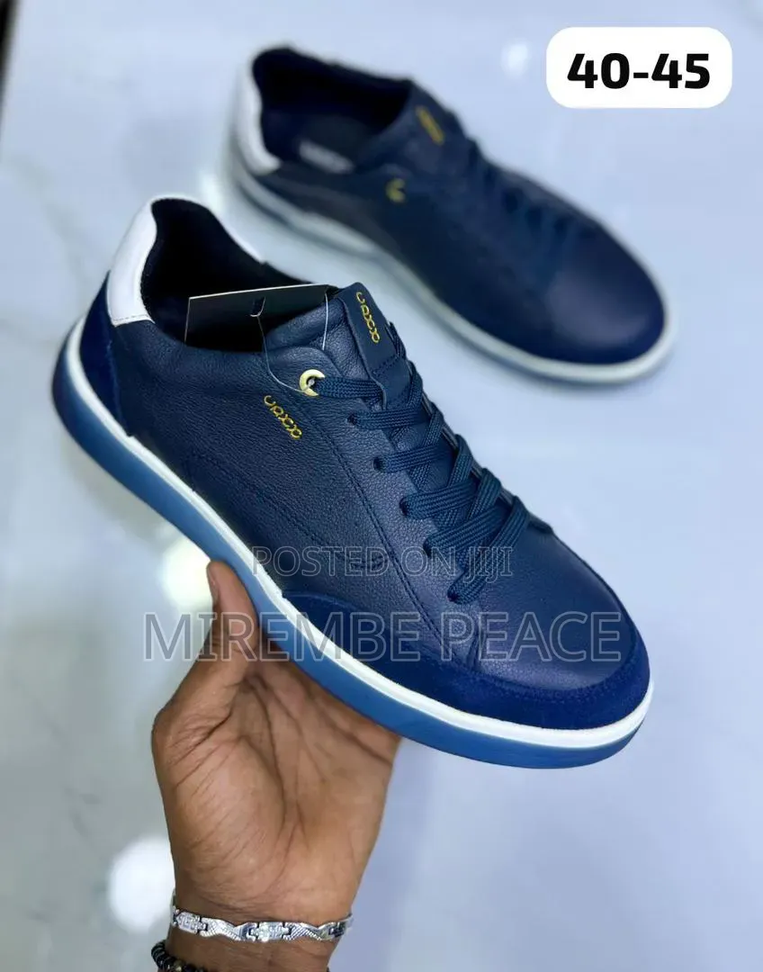 Ecco Style Leather Sneakers
