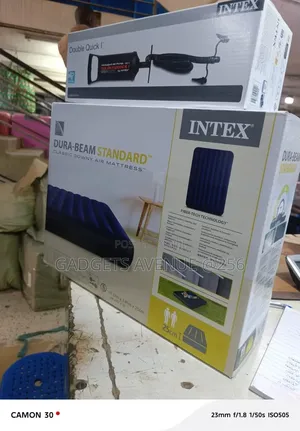 Intex Twin Dura-Beam Series Single High Airbed,