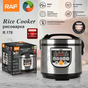 Raf 5litres Rice Cooker Stainless Steel