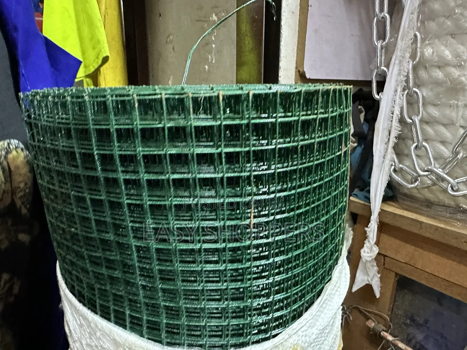 Green Pvc-coated Welded Wire Mesh For Rabbit Cages And Chicken