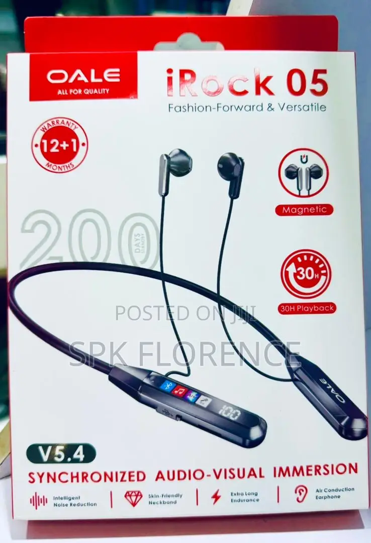 Oale Irock 05 Wireless Neckband Earphones