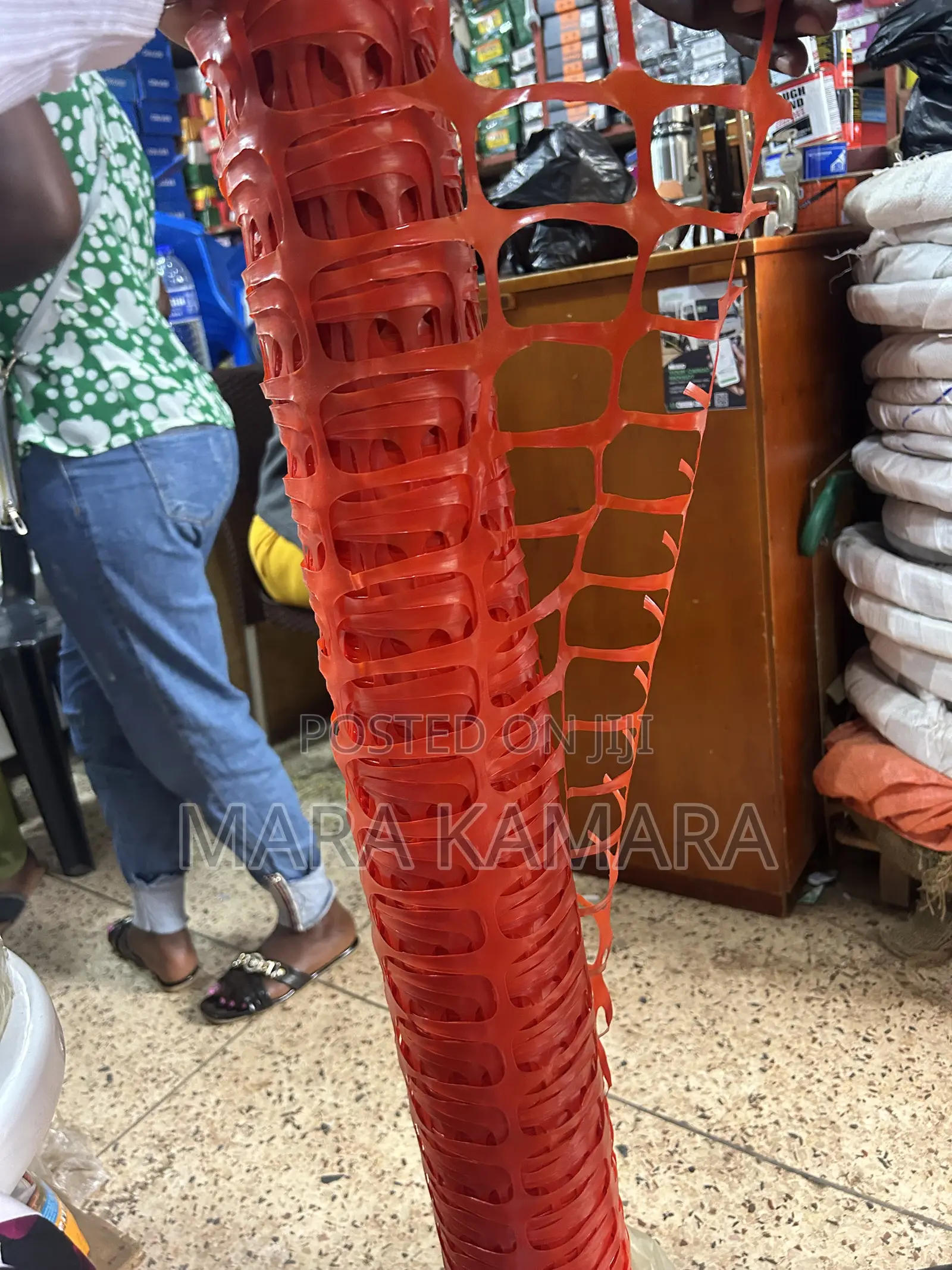 Orange Construction Barrier Fencing