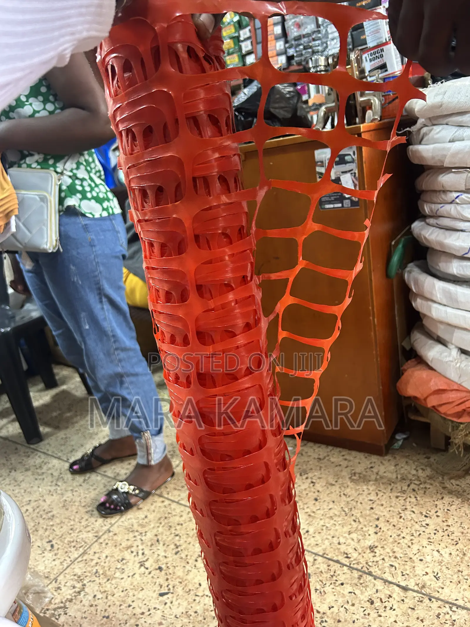Orange Construction Barrier Fencing