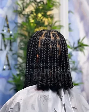 Box Braids With Knots