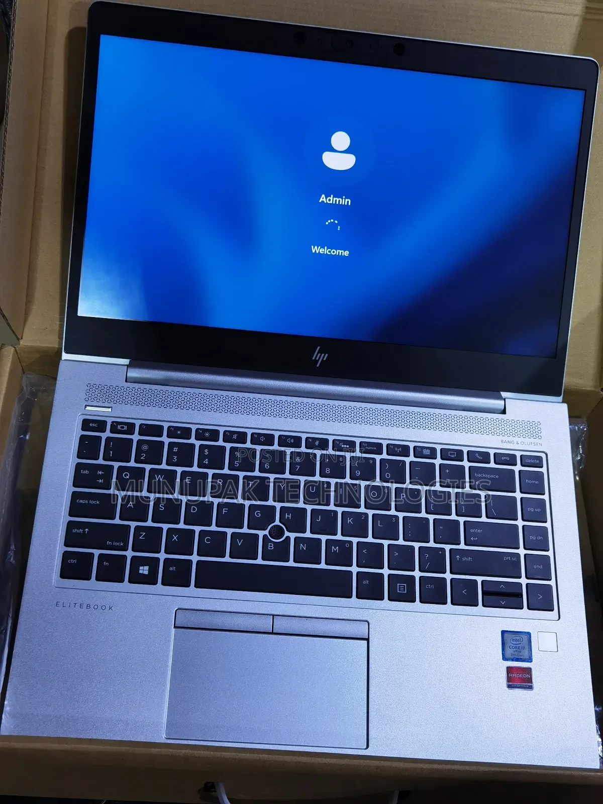 New Laptop HP EliteBook 840 G6 8GB Intel Core i7 SSD 256GB