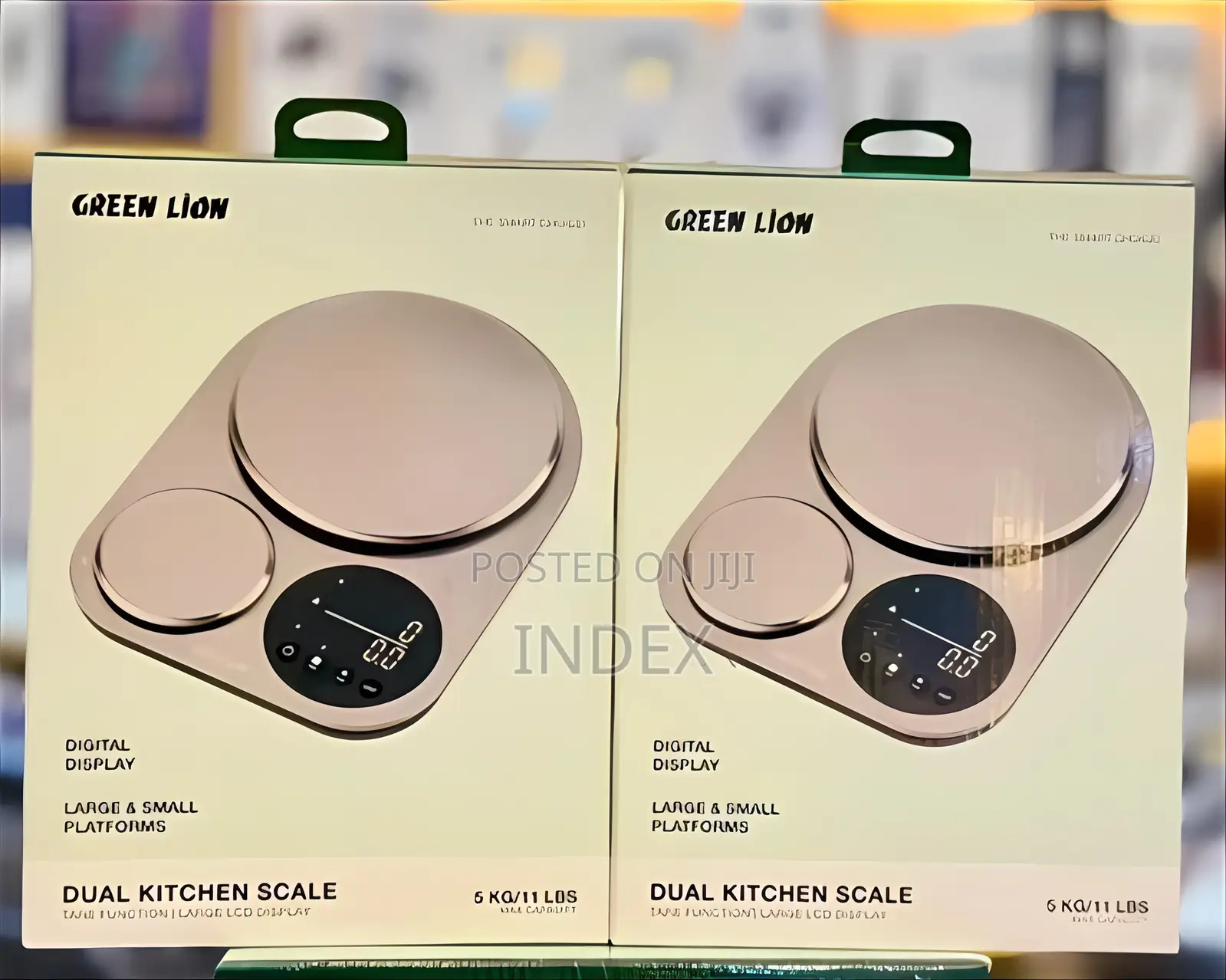 Green Lion Dual 5kg Kitchen Scale With Precision Weighing,