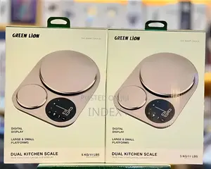 Green Lion Dual 5kg Kitchen Scale With Precision Weighing,