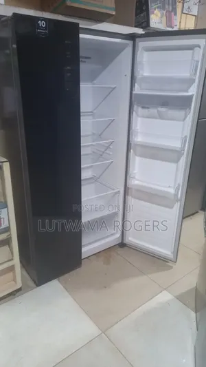 Hisense Fridge Side by Side 670ltrs Black Mirror