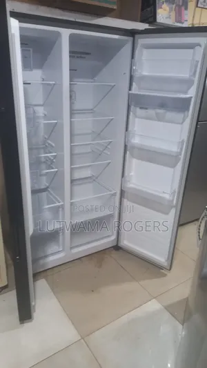 Hisense Fridge Side by Side 670ltrs Black Mirror