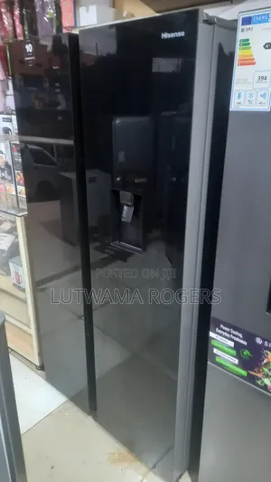 Hisense Fridge Side by Side 670ltrs Black Mirror
