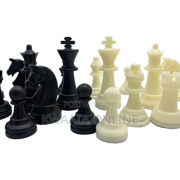 50cmx 50cm Professional Vinyl Chess Set With 2 Extra Queens/Chess Bag