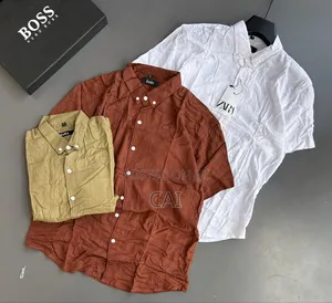 Zara Linen Short-Sleeve Shirts