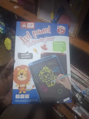 LCD Writing, Drawing Board, Colorful Screen. Erasable and Reusable