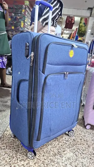 Executive Original Cloth Suitcase. Prince .Extra Large. ( Blue)