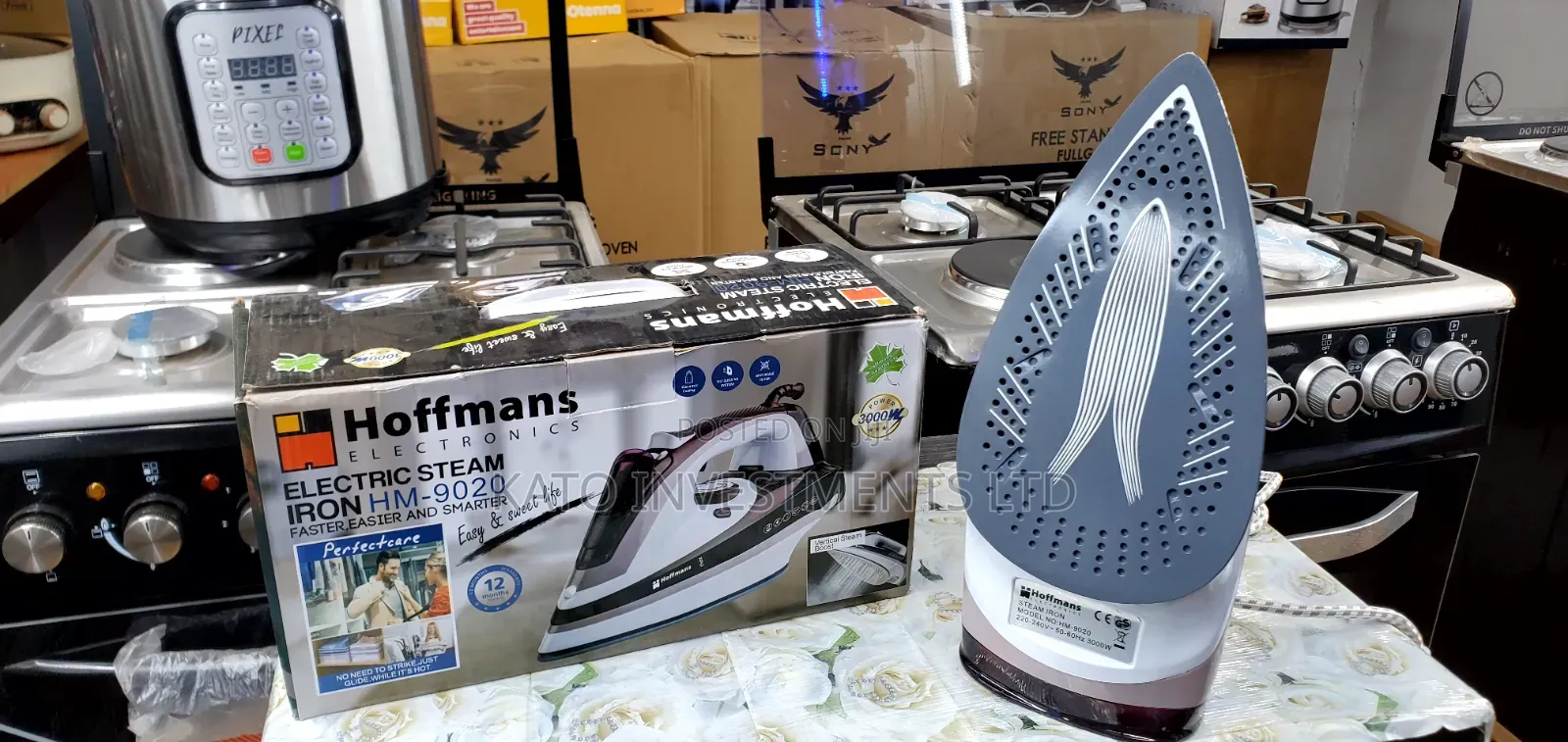 Hoffman Steam Flat Iron Hm- 9020 3000w