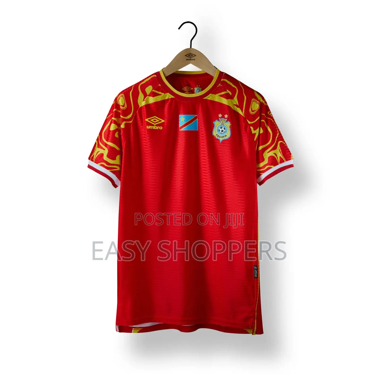 Original Dr Congo 2026 Third Jersey Players Version