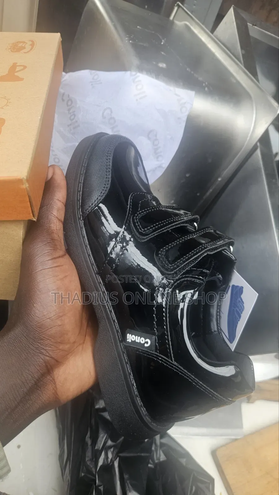 Nice Strong Shiny School Shoes