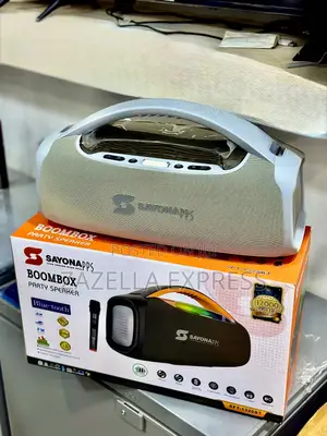 Sayona Boombox Party Speaker With Microphone 