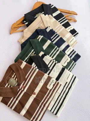 Force NXT Striped Regular Fit Polo T-Shirts