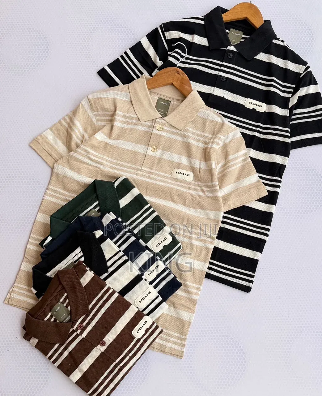 Force NXT Striped Regular Fit Polo T-Shirts
