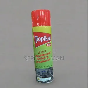 Tropikal Car 2n1 Dashboard Polish Freshener Lemon Fresh Scent