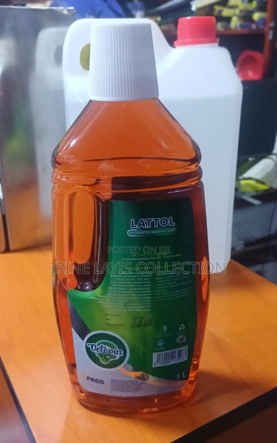 Octopus Lattol Antiseptic Disinfectant.