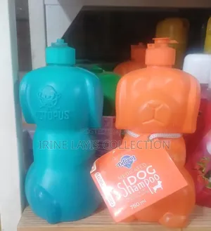 750ml Dog Octopus Shampoo With Dog-shaped Dispenser Bottle.