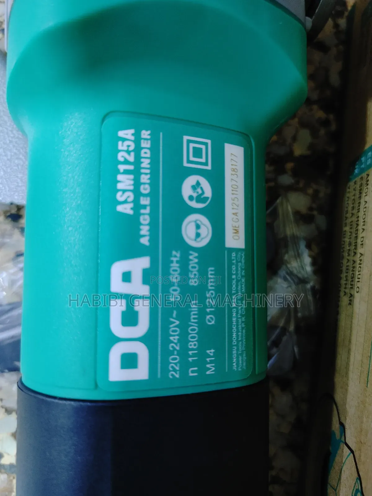 Dca Corded Electric 850w Baby Angle Grinder