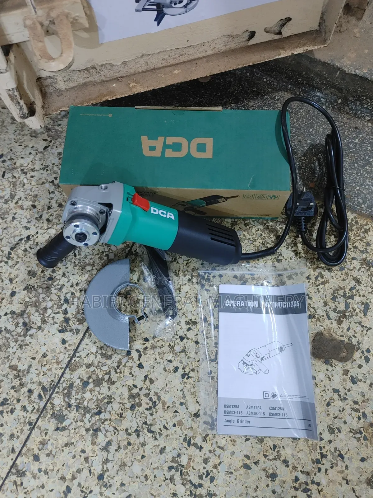 Dca Corded Electric 850w Baby Angle Grinder